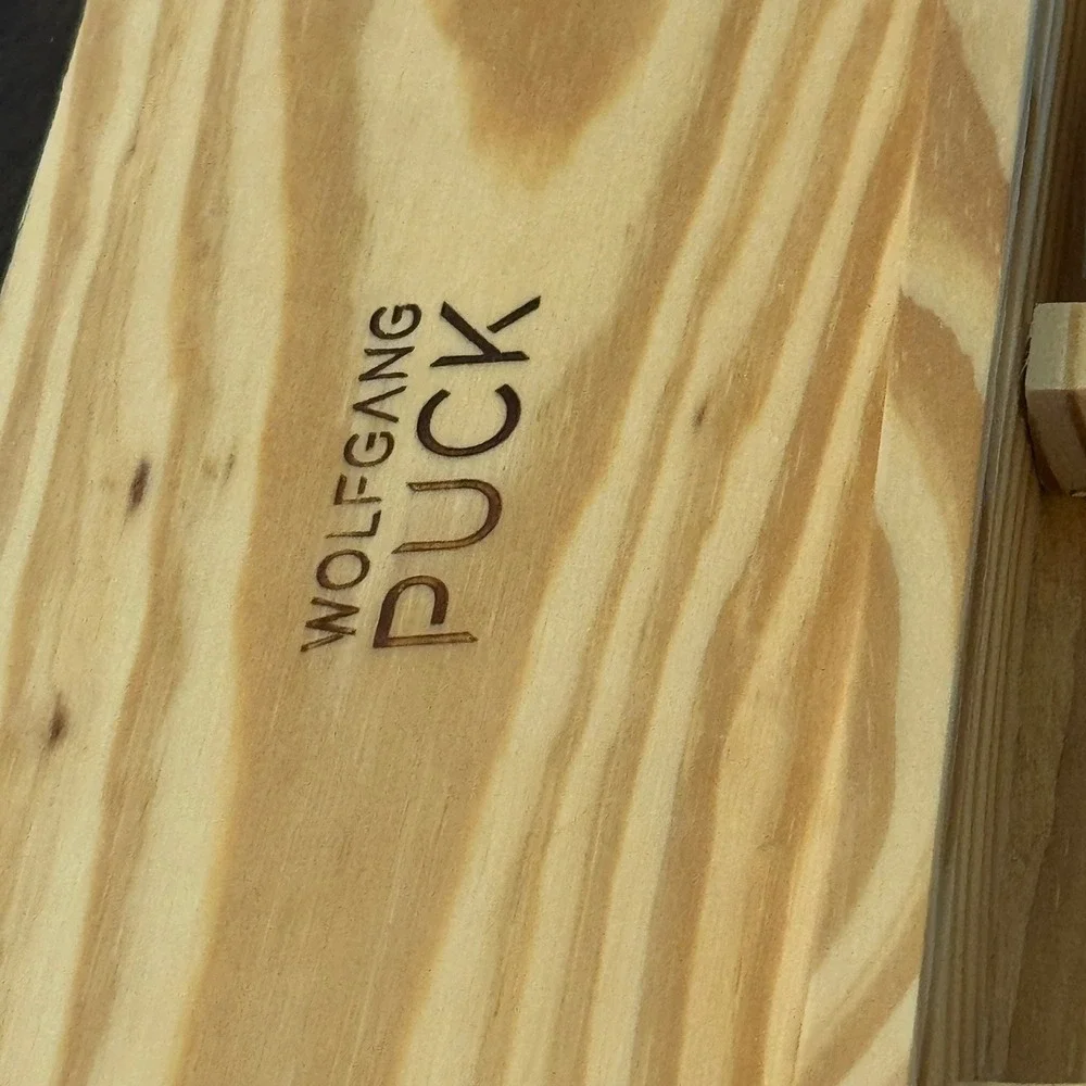 Wolfgang‎ Puck 3 Piece Stainless Steel Cheese Knife Set in Wood Gift Box 0323